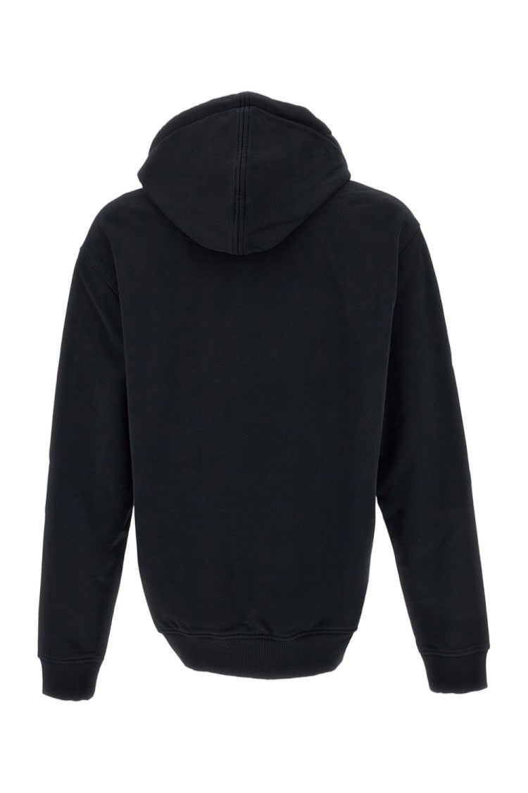 Ami Paris Hoodie With Signature Red Ami De Cœur Embroidery