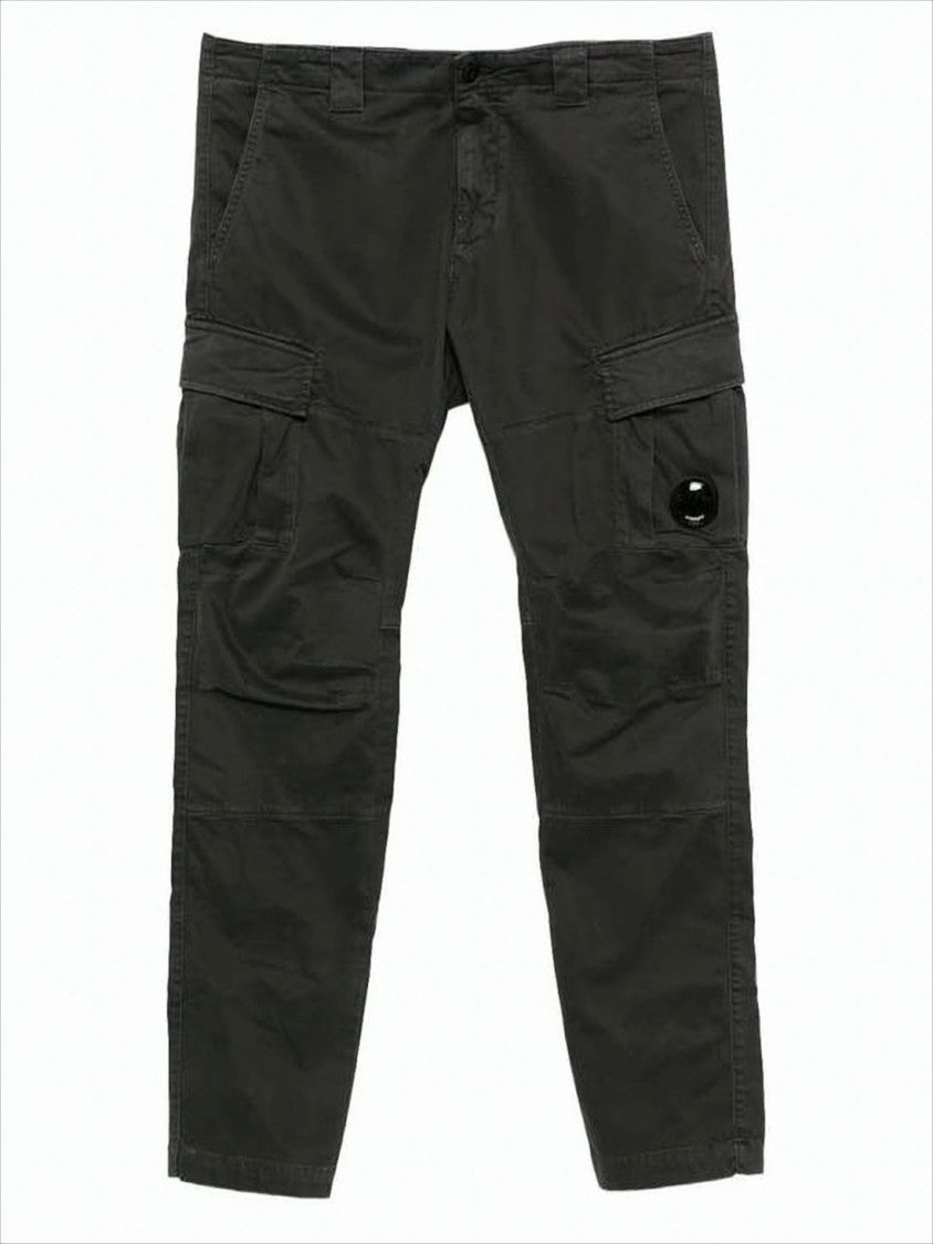 C.P. Company Utilitarian Straight Pants With Flap Cargo Pockets
