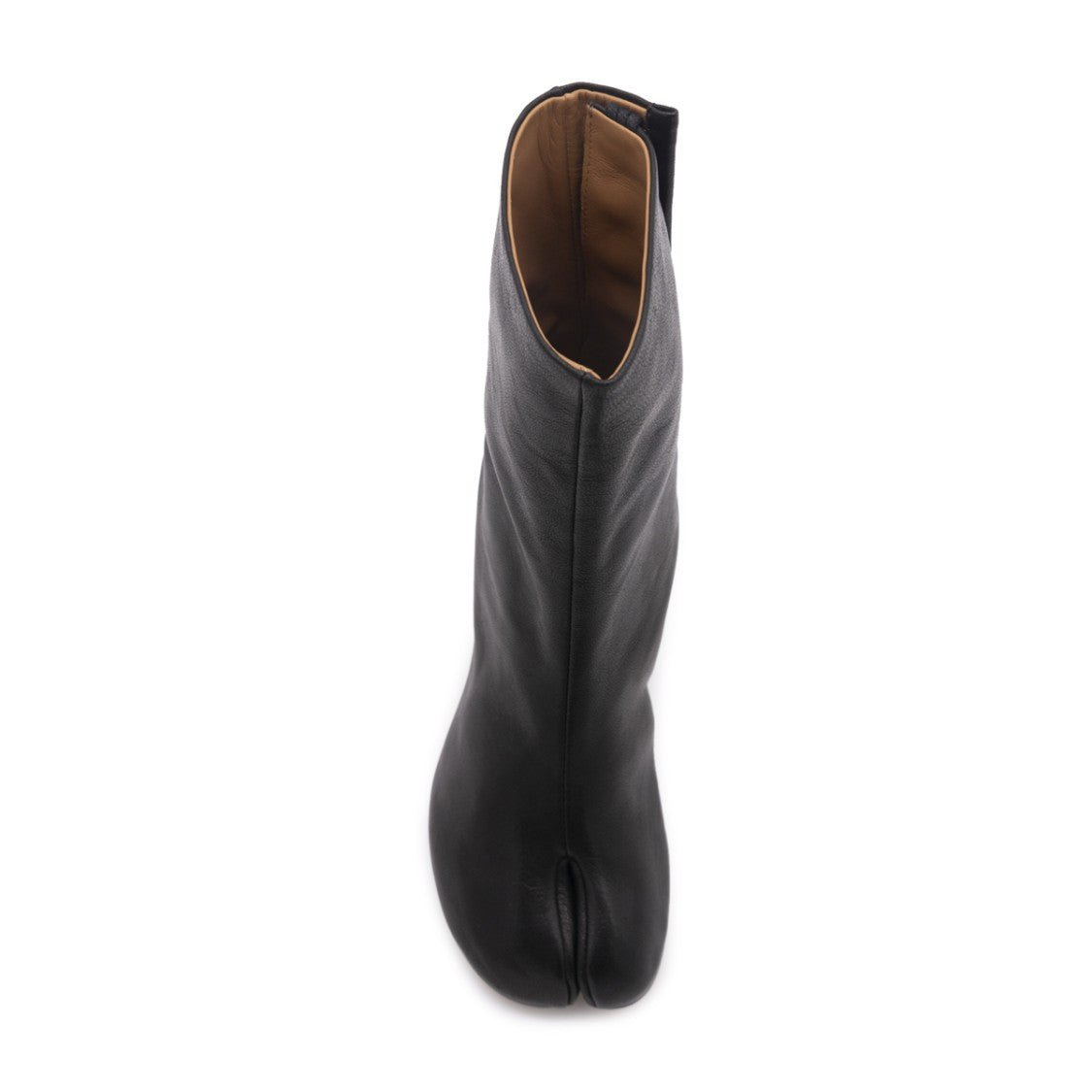 Maison Margiela Mid-Calf Leather Boots With Split-Toe Design