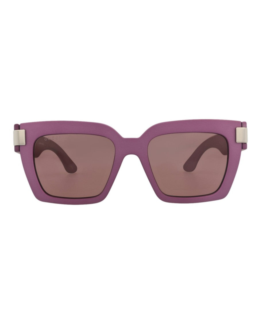Gucci Square-Frame Injection Sunglasses