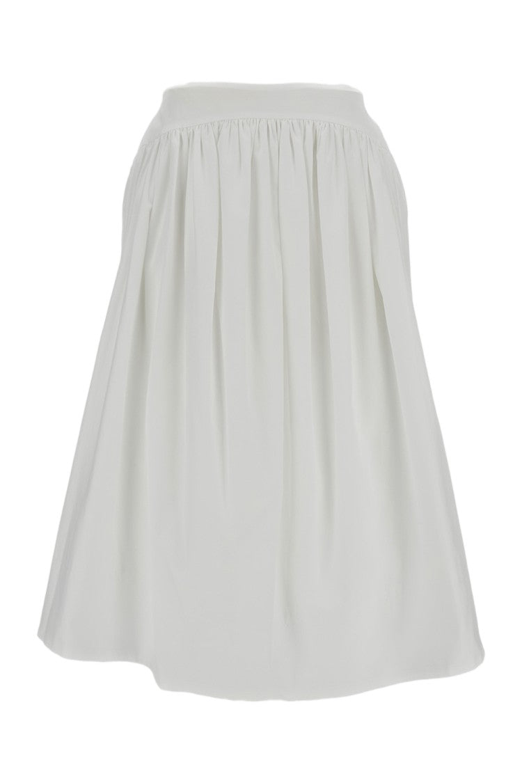 Simone Rocha White Basque Full Voluminous Mini Skirt