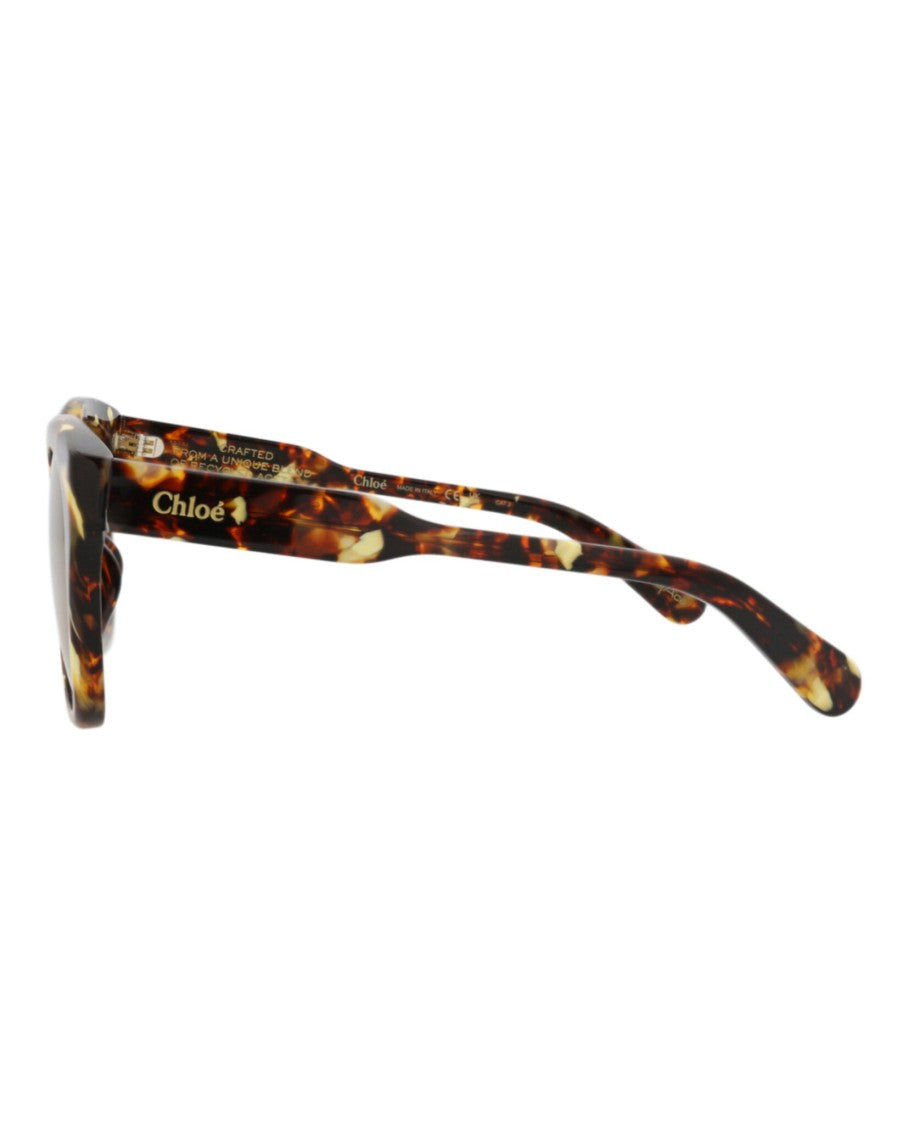 Chloé Square-Frame Recycled Acetate Sunglasses