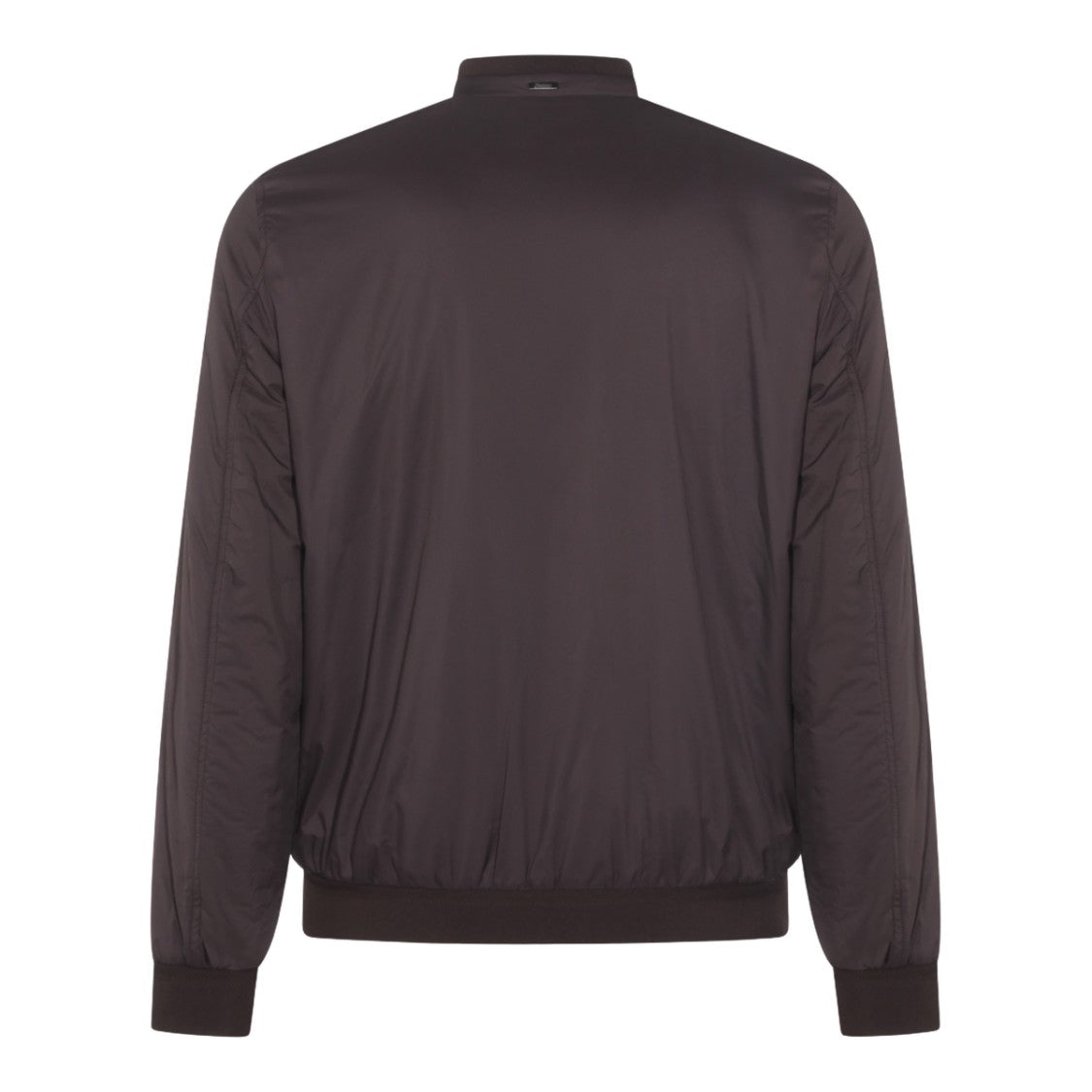 Herno Brown Classic Jacket With Structured Silhouette