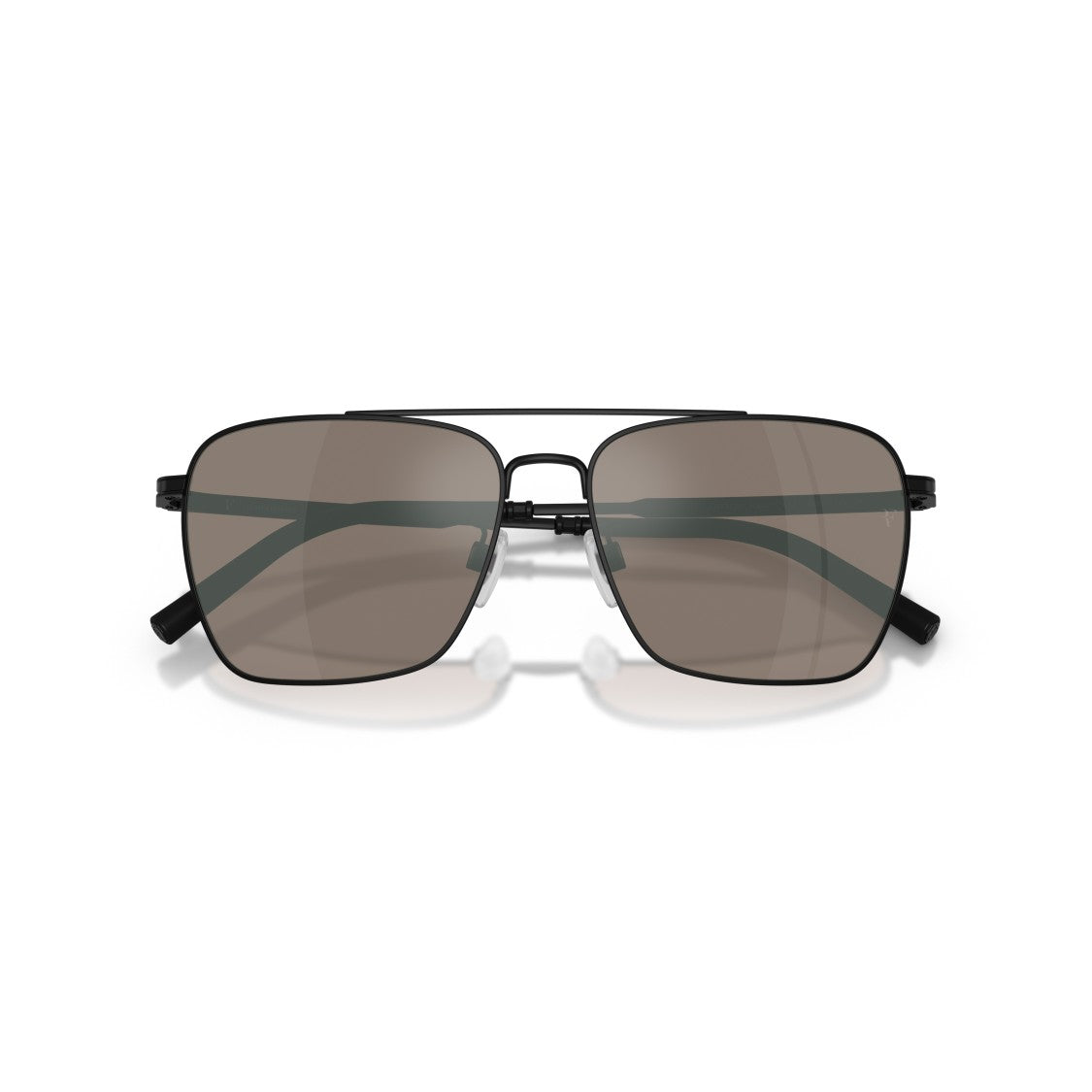 Oliver Peoples 0Ov1362s Rectangular Metal Frame Sunglasses With Double Bridge Design