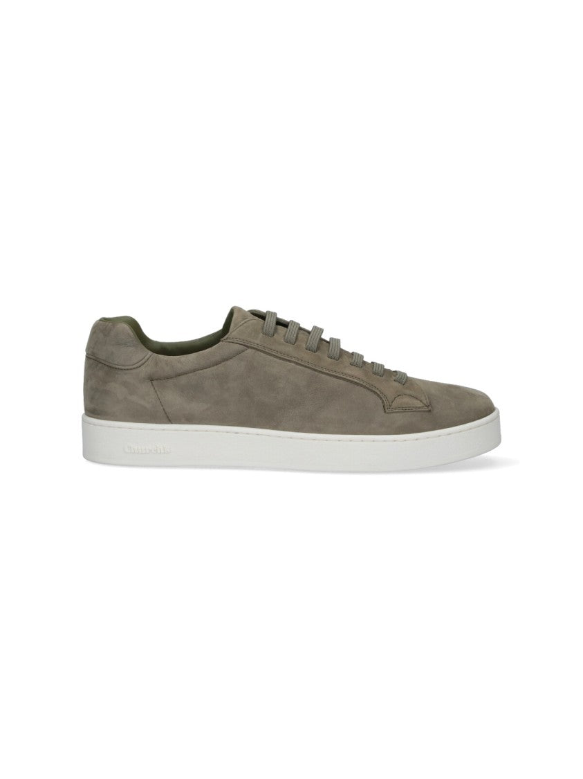 Church's Low-Top Suede Sneakers With Clean White Sole