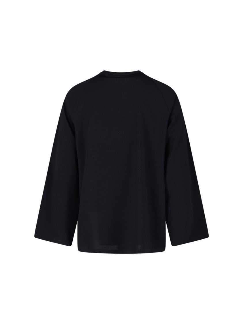 Y-3 Logo T-Shirt, In Black Fabric, Crew Neck