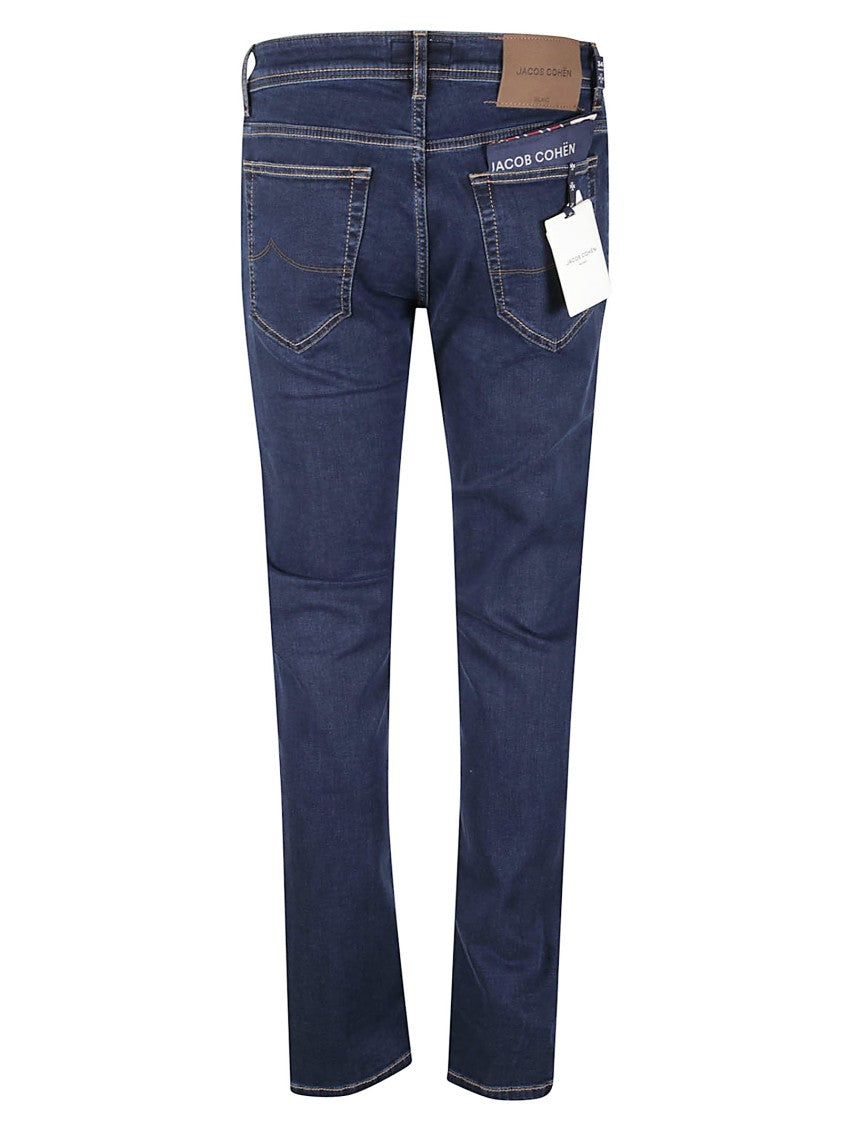 Jacob Cohen Slim-Fit Indigo Denim Trousers