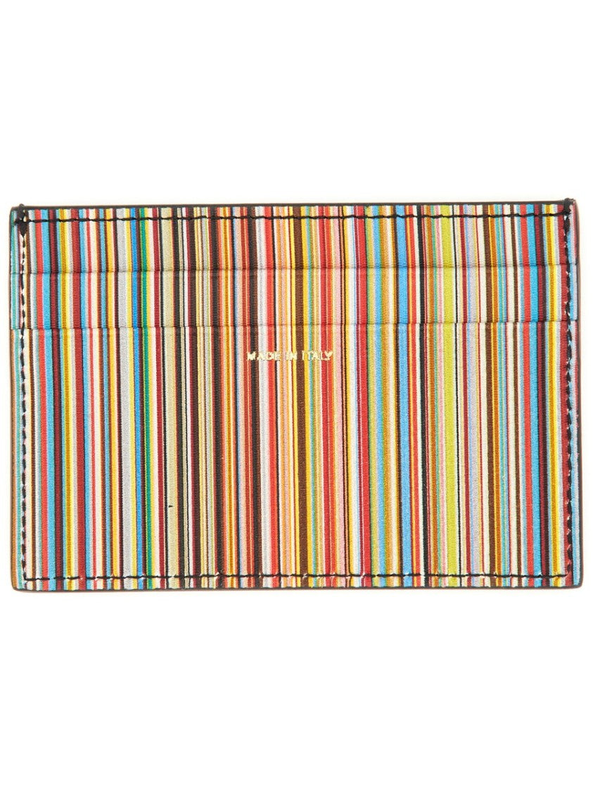 Paul Smith Signature Stripe" Card Holder