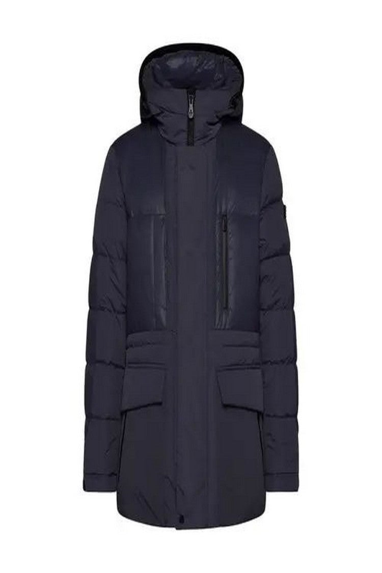 Peuterey Blue Nylon Hooded Parka
