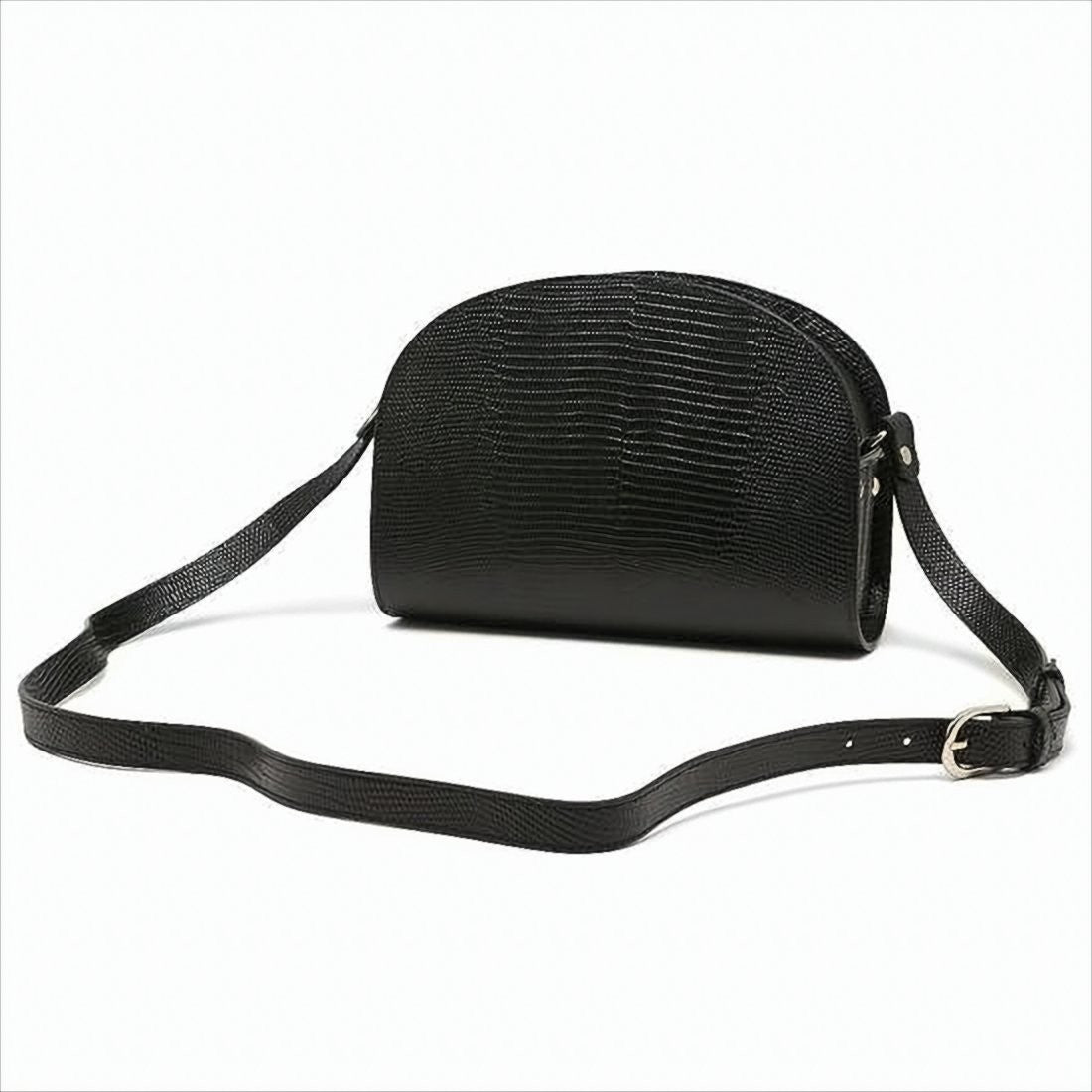 A.P.C. Textured Leather Shoulder Bag