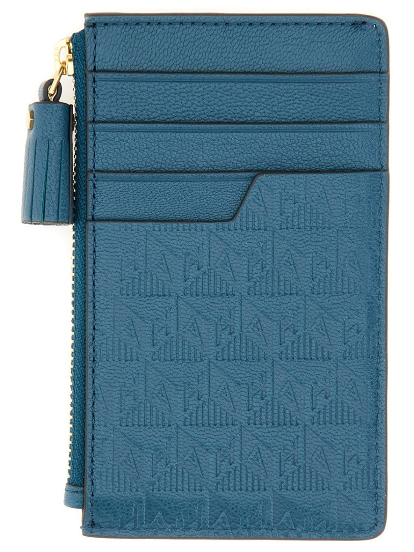 Anya Hindmarch Frosted Flakes Textured Cowhide Wallet