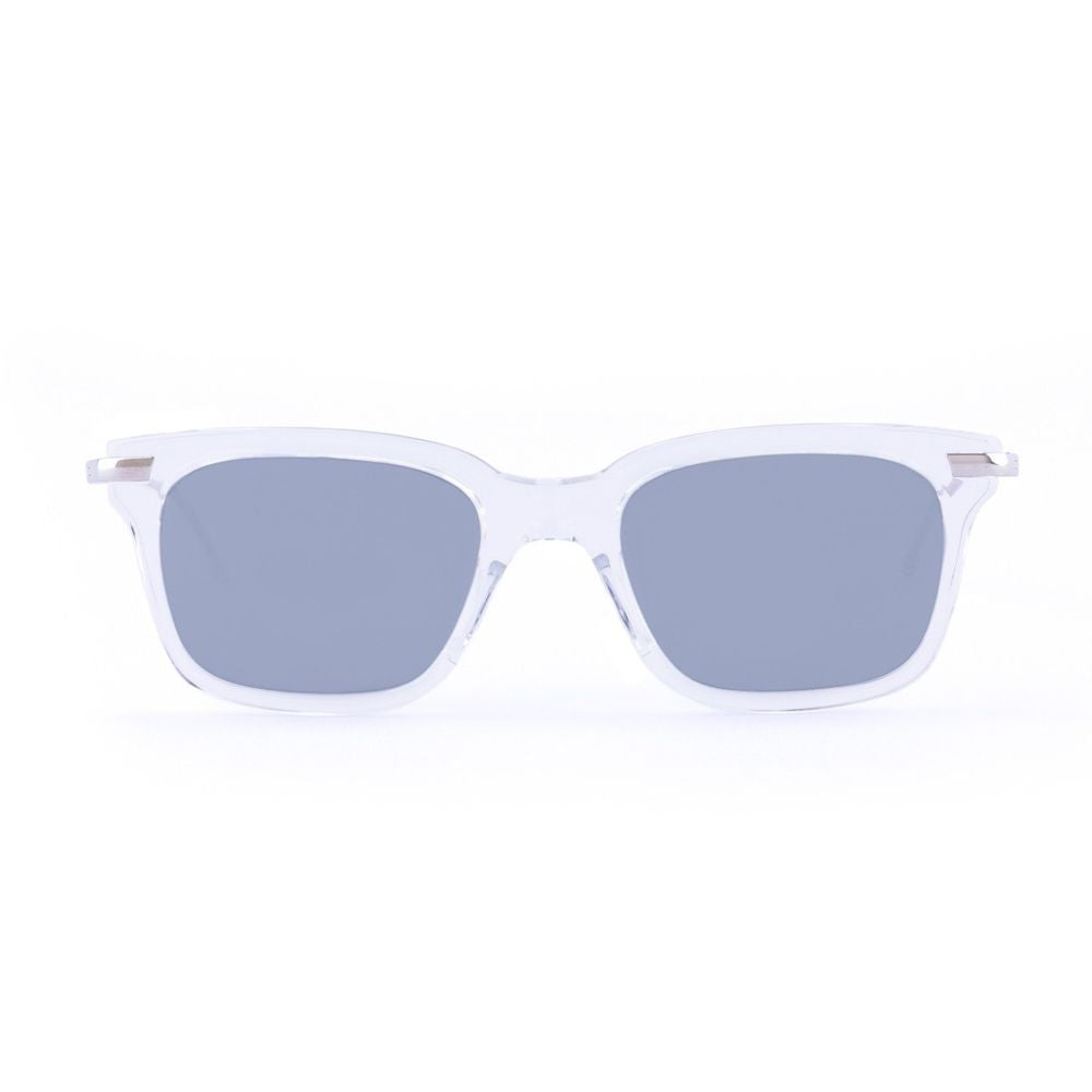 Thom Browne Softly Rectangular Crystal Acetate Sunglasses With Silver-Tone Temples Ues701a - G0003