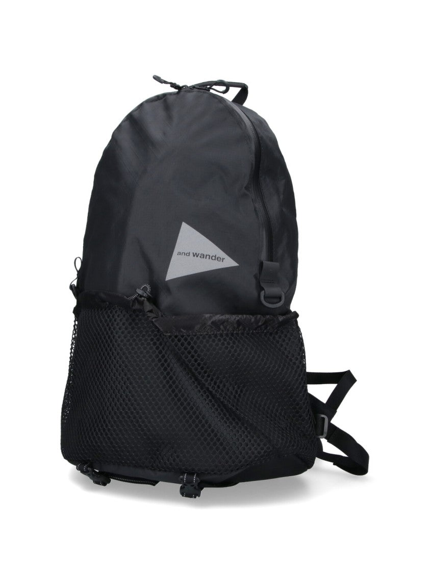 And Wander "Ecopak 20L" Backpack, In Black Fabric