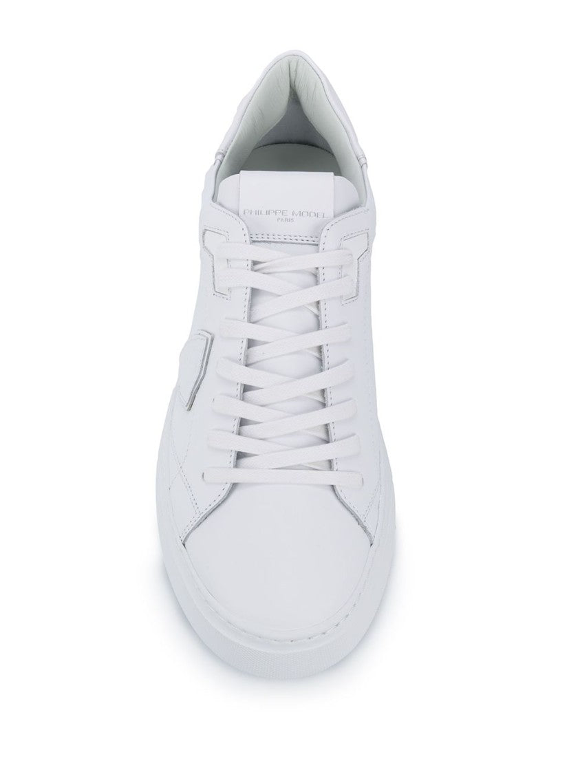 Philippe Model Minimalist Leather Sneakers
