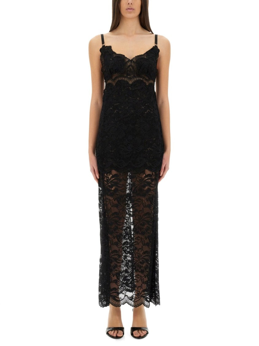 Rabanne Long Lace Dress