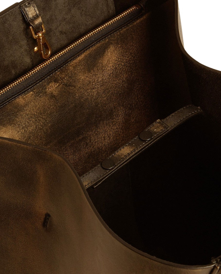 Golden Goose Vintage Shopping Bag Metal Details