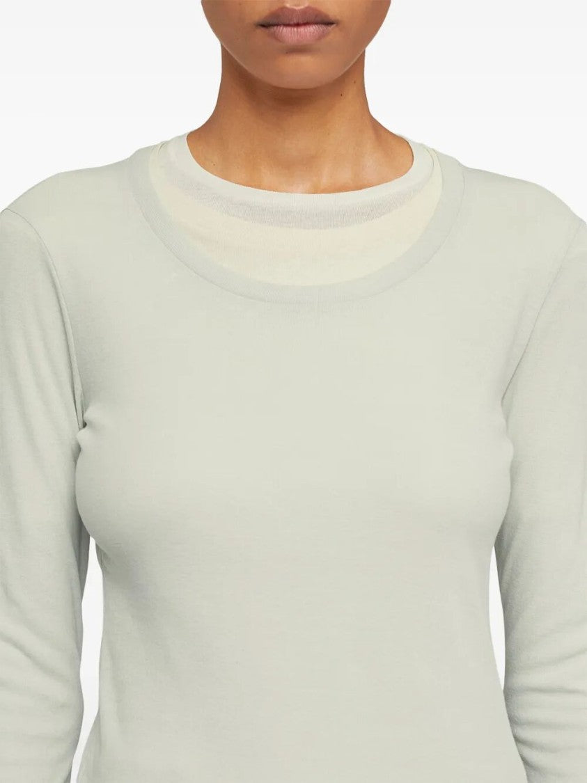 Jil Sander Layered Long-Sleeve T-Shirt With Unique Design