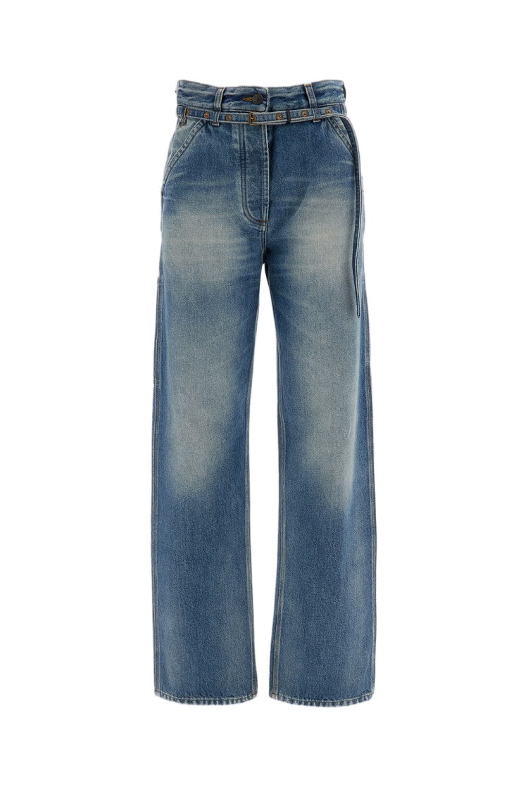 Dries Van Noten Pippaz High-Rise Straight-Leg Jeans