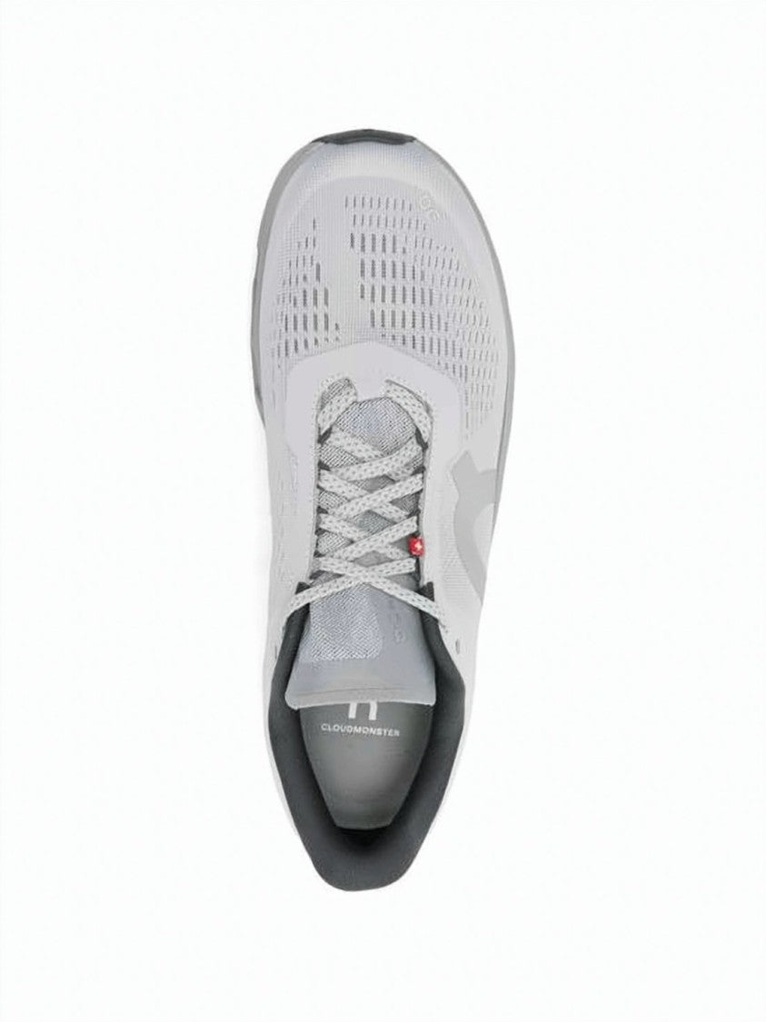 On Running White Breathable Upper Recycled Polyester Sneakers