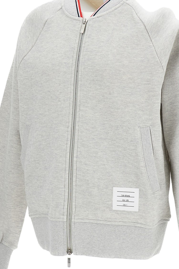 Thom Browne Structured Grey Jacket With Classic Silhouette