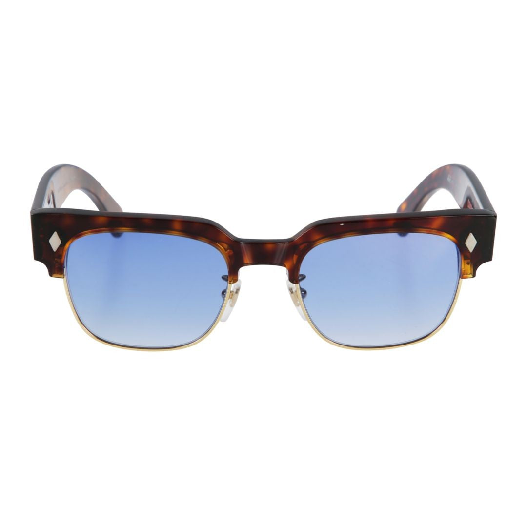 Kador Tobako Cm Tortoiseshell Square Frame Sunglasses
