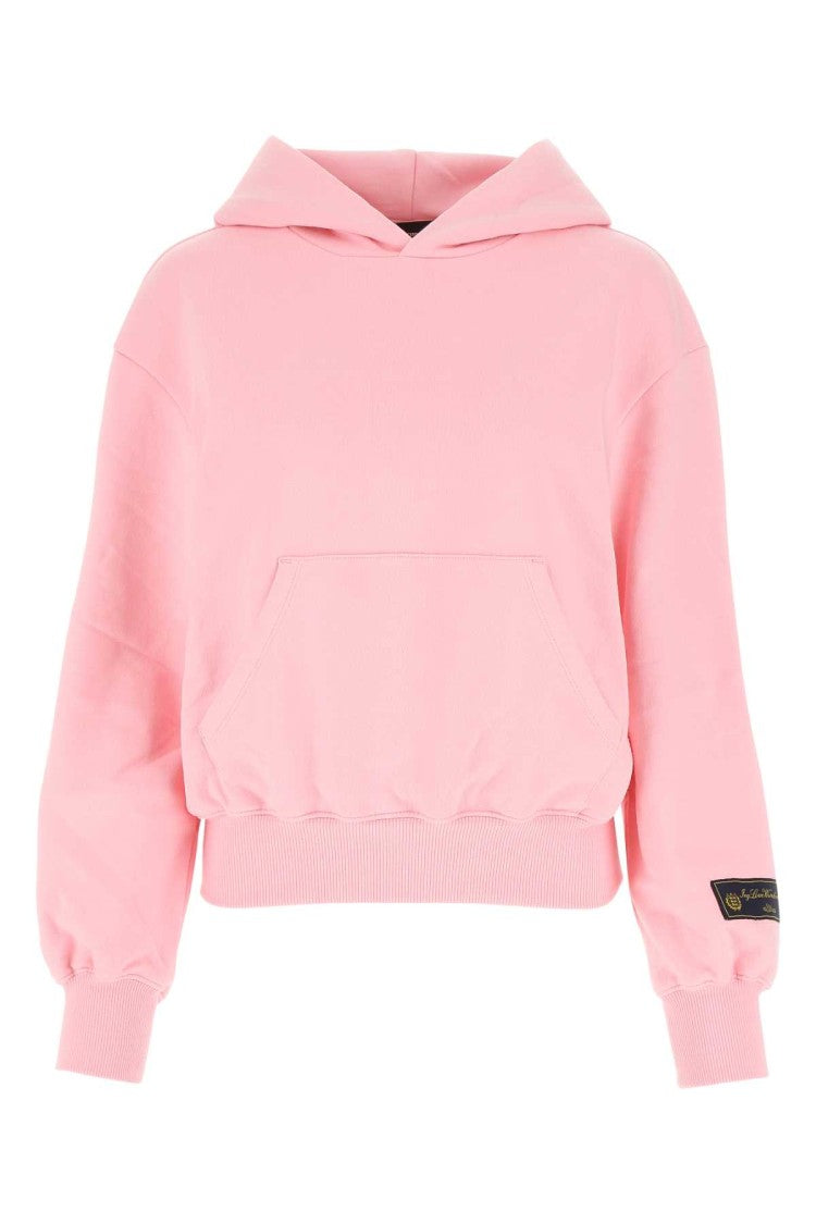 We11 Done Pink Cotton Sweatshirt