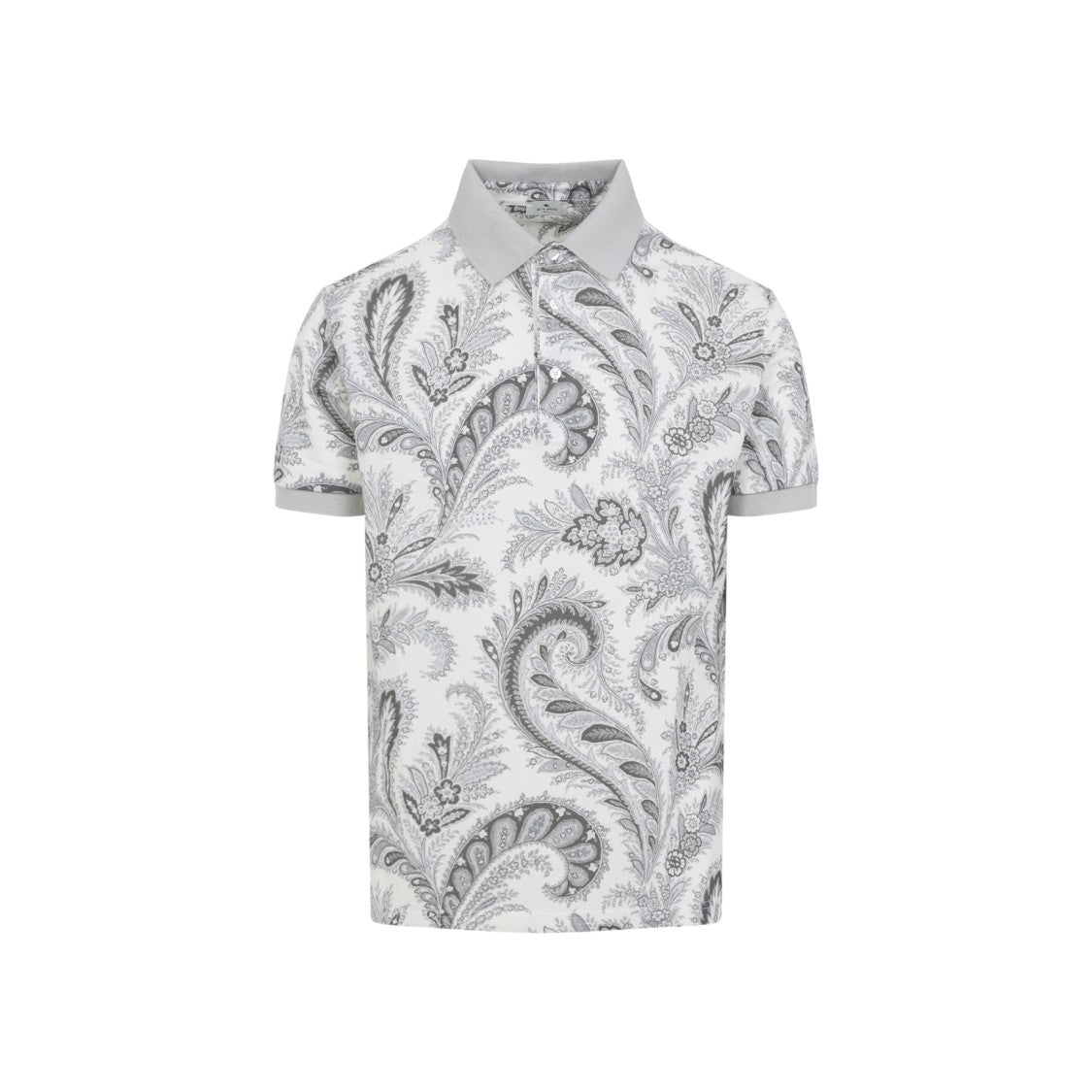 Etro Polo T-Shirt With Paisley Pattern