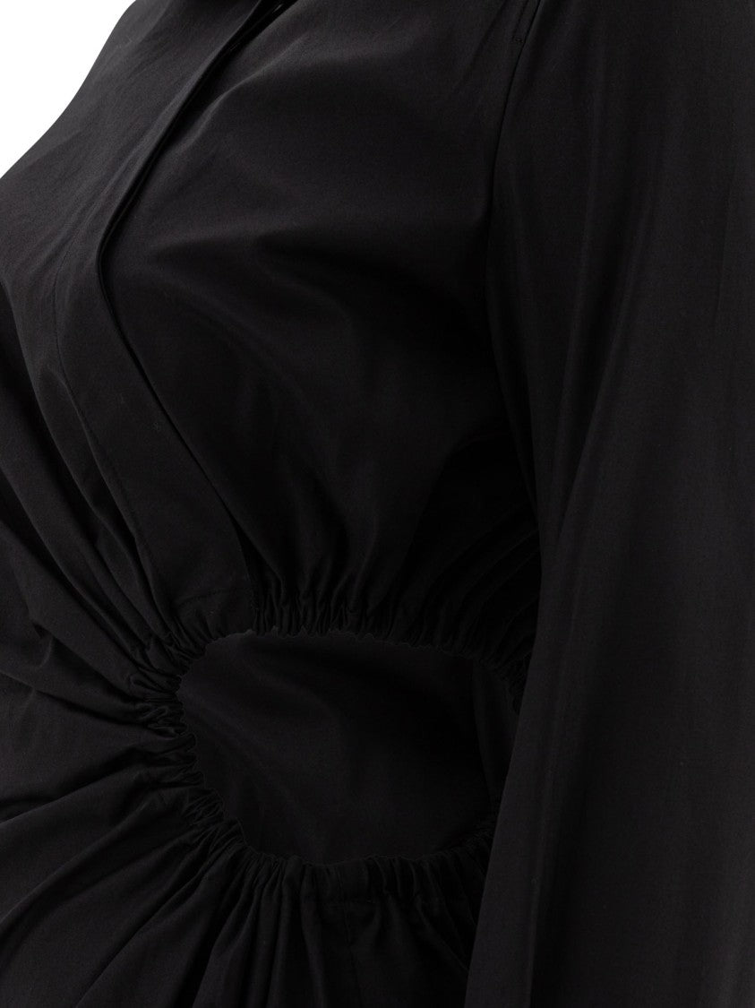 Max Mara Midi Dress With Gathered Detail