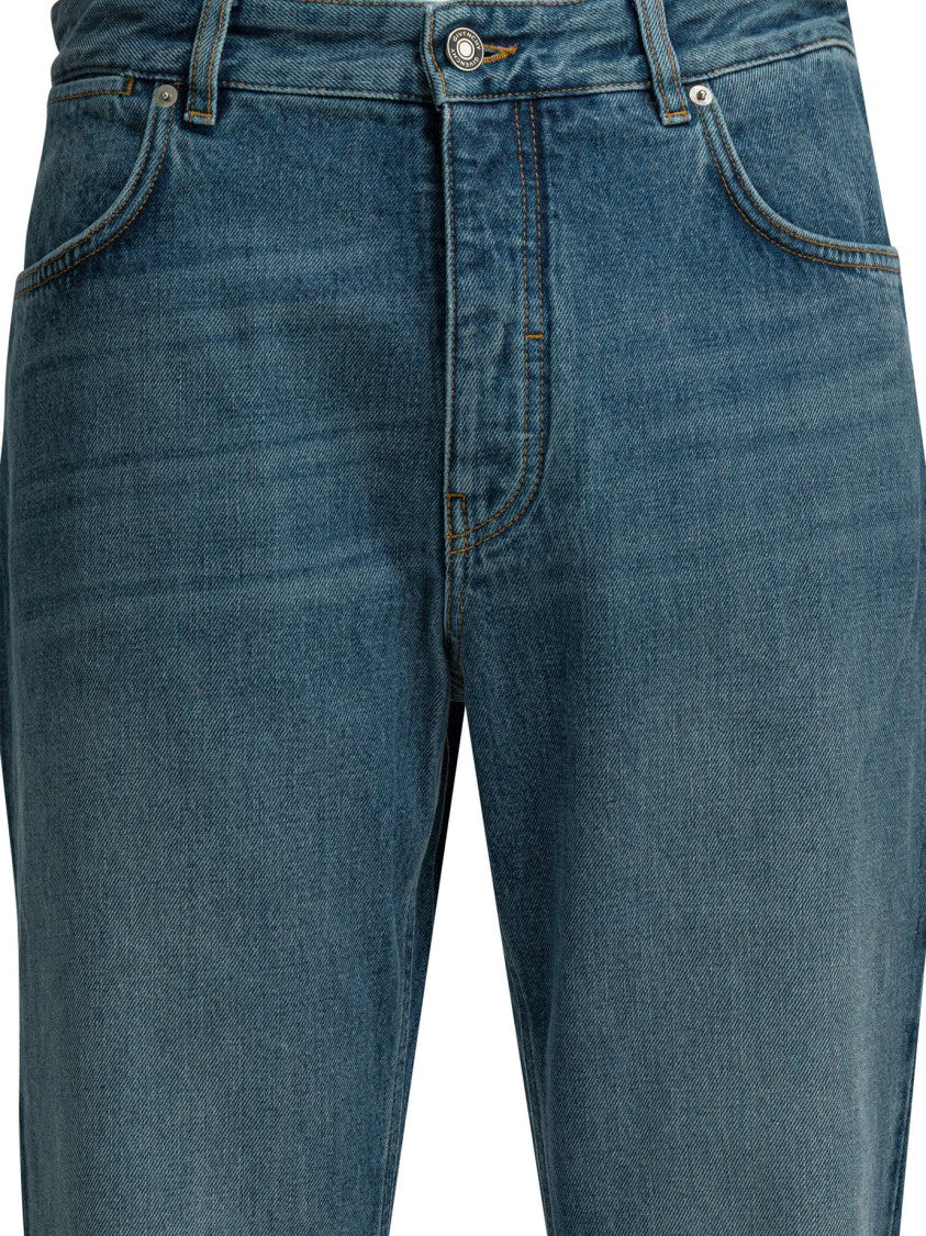 Givenchy Couture Seam Shadow Jeans With Curved Inverted Seams