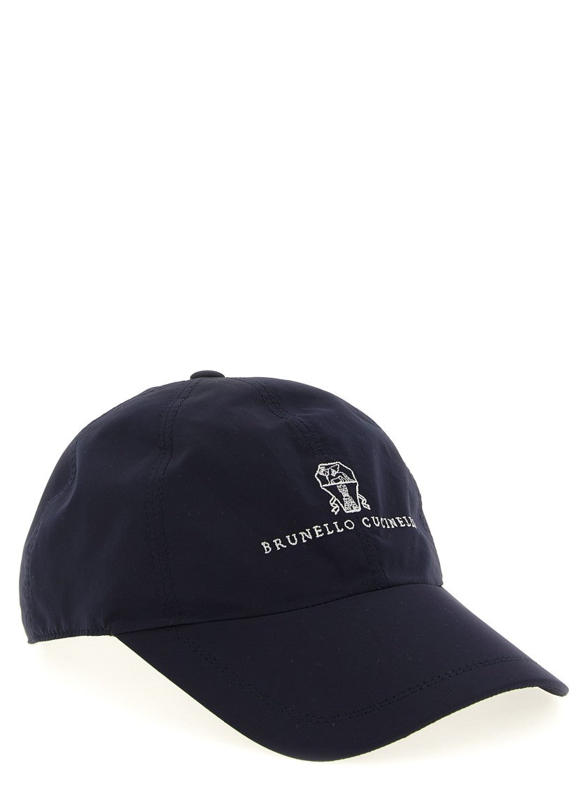 Brunello Cucinelli Logo Embroidery Cap