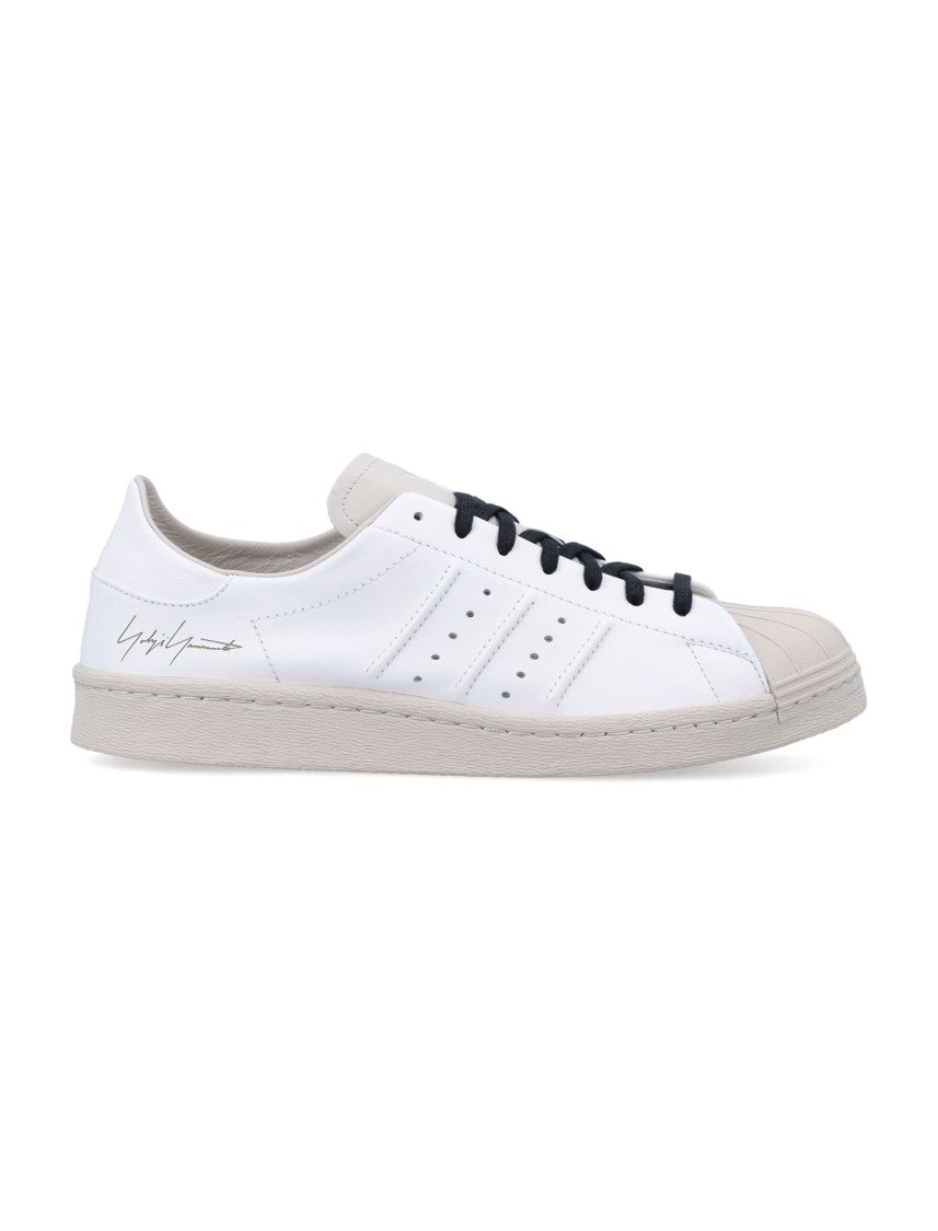 Y-3 Superstar Minimalist White Leather Sneakers