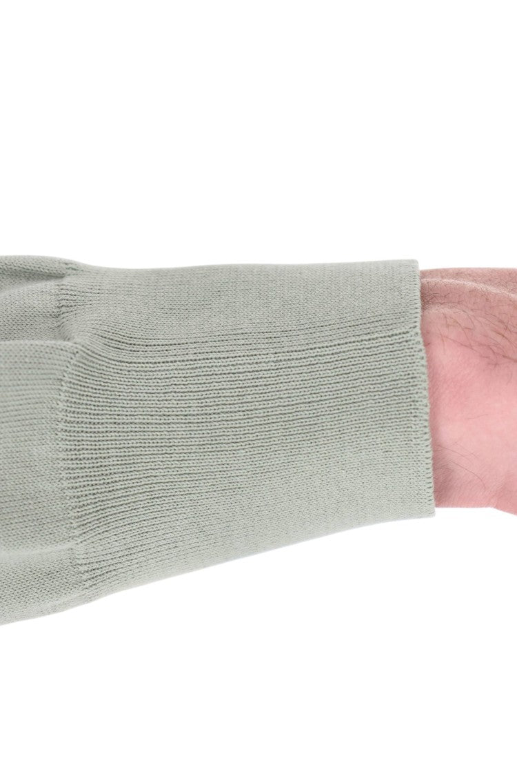 Barba Green Soft Cotton Crewneck Sweater