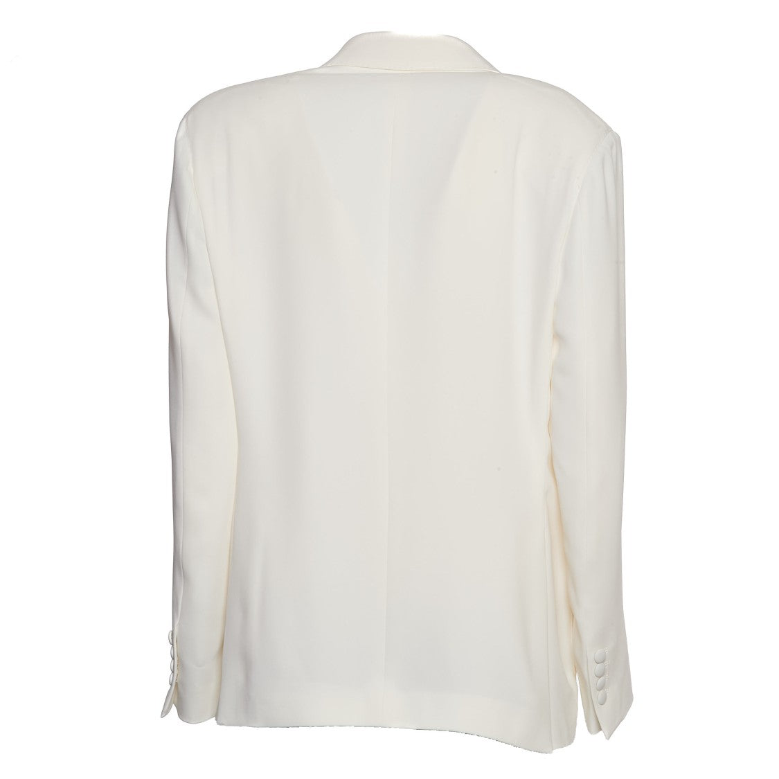 Saulina Milano Double-Breasted Milk Blazer