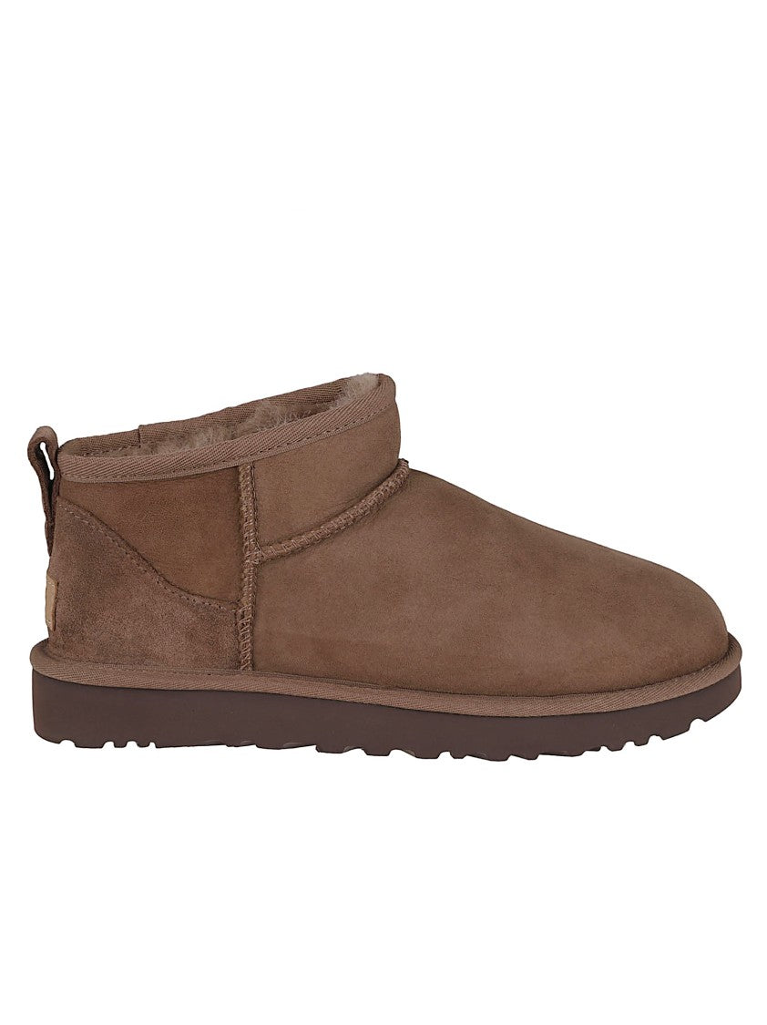 Ugg Classic Mini Ii Ankle Boots With Suede Upper And Lightweight Sole