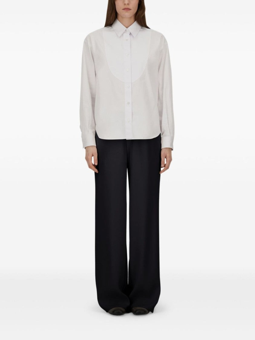 Herno Relaxed Wide-Leg Trousers In Double Matte Stretch Satin
