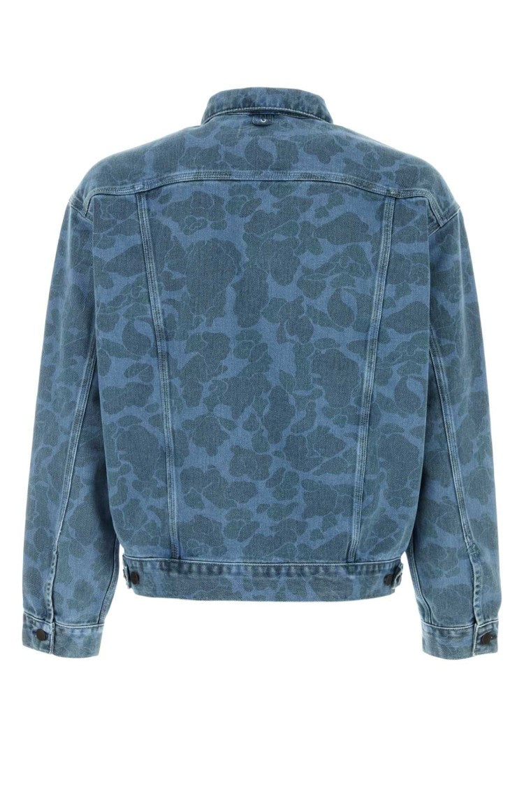 Carhartt Wip Printed Denim Duck Helston Jacket