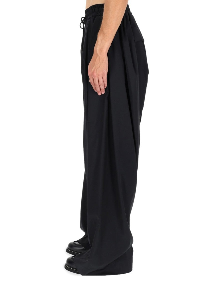 Vivienne Westwood Black Balloon Virgin Wool Formal Pants