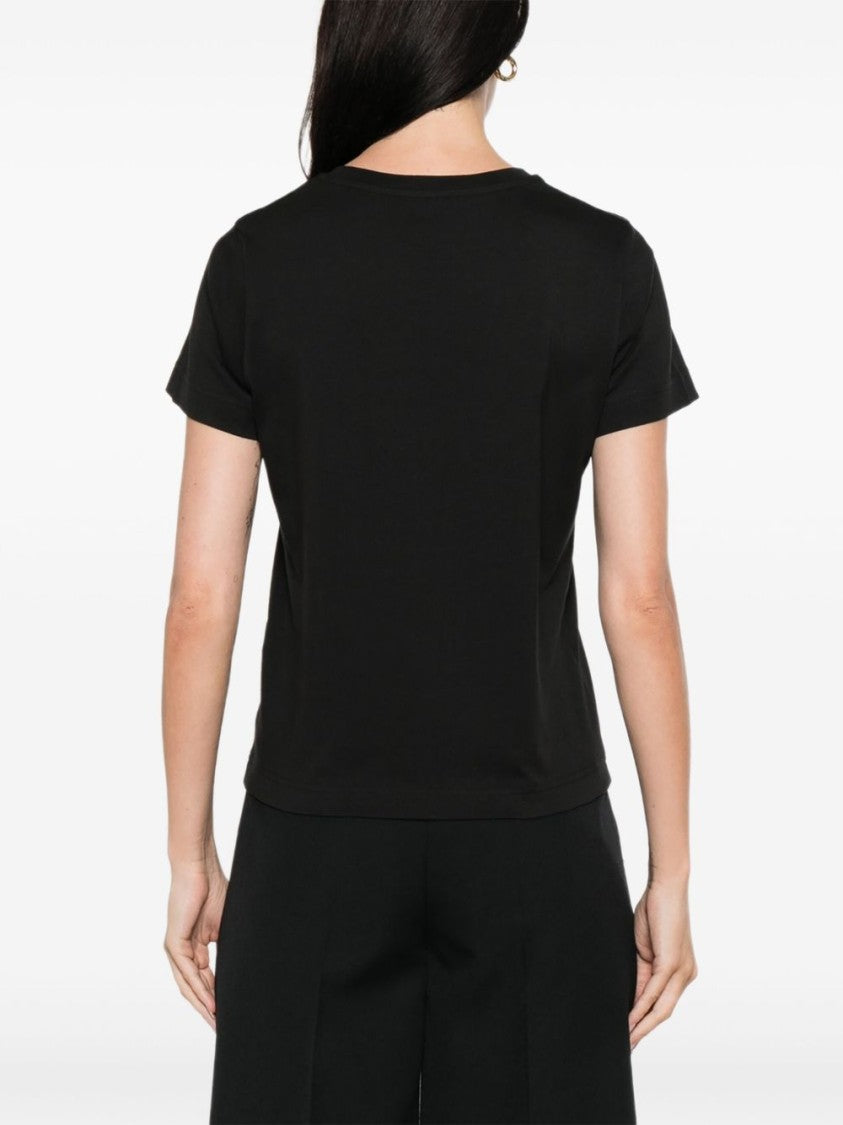 Moncler Black Cotton Jersey T-Shirt