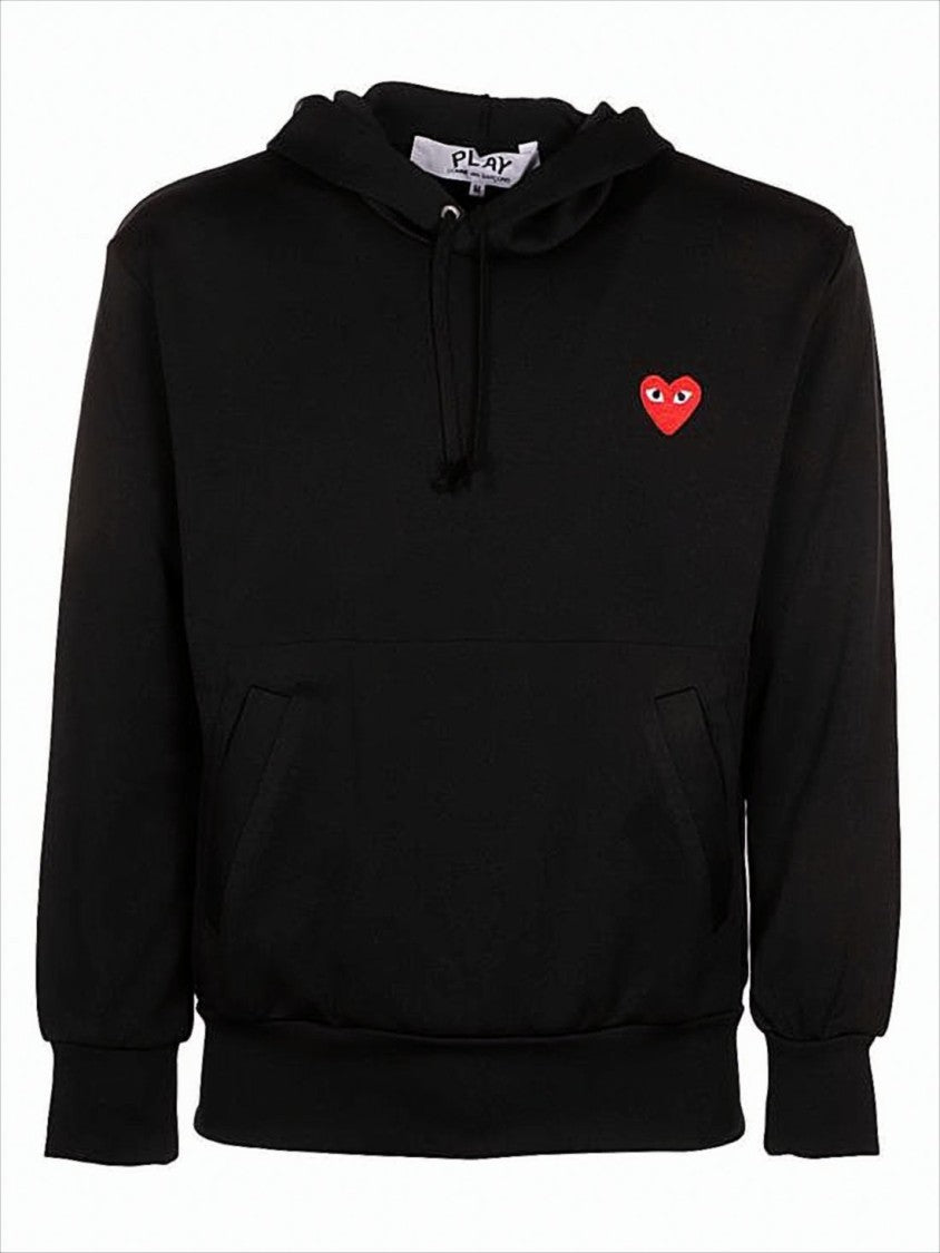 Comme Des Garçons Black Hooded Sweatshirt