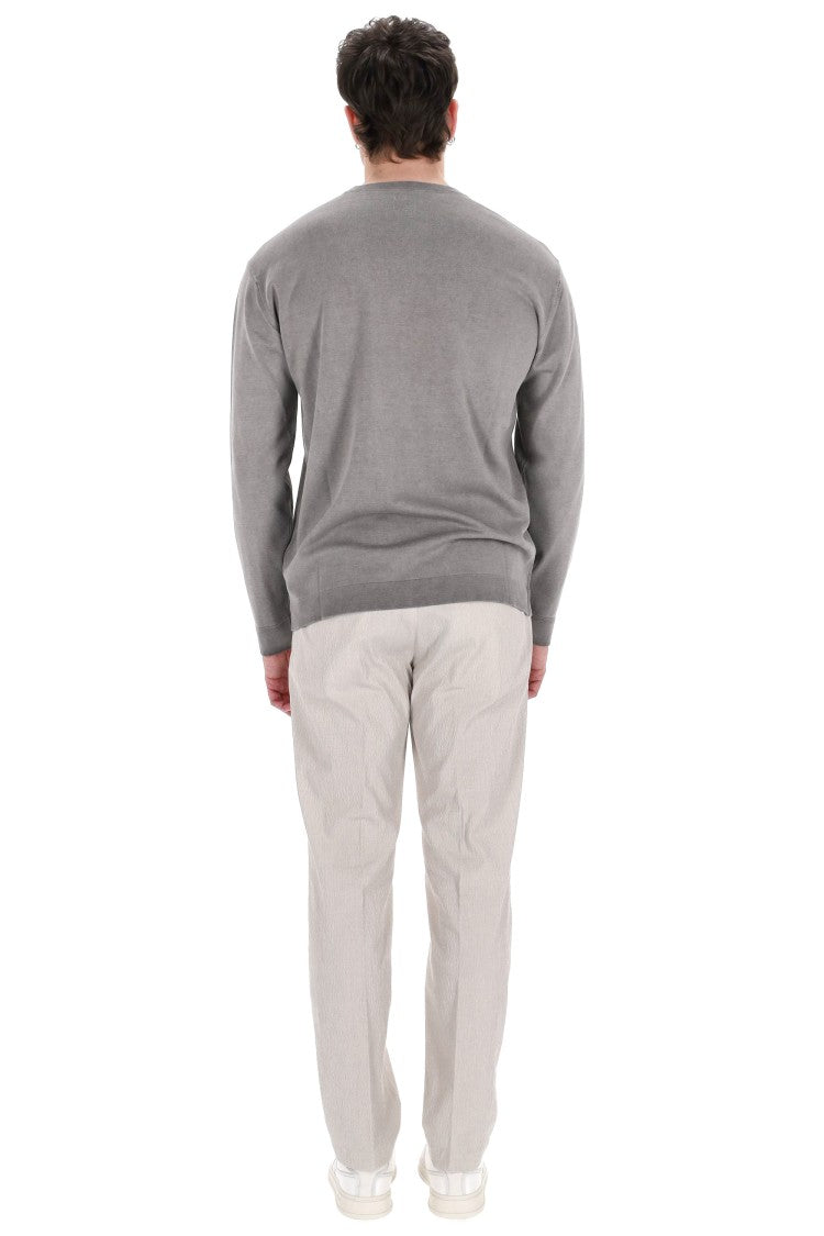 C.P. Company Delavé Effect Cotton Crepe Crewneck