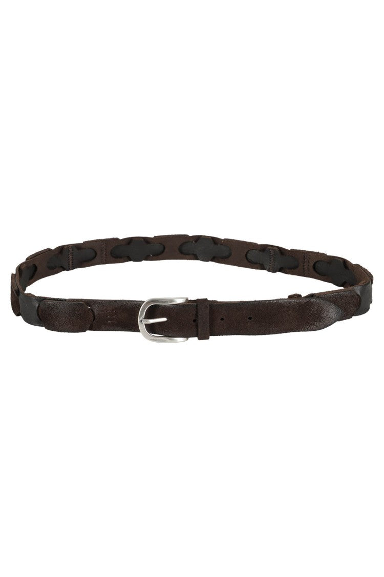 Orciani Braided Leather Belt