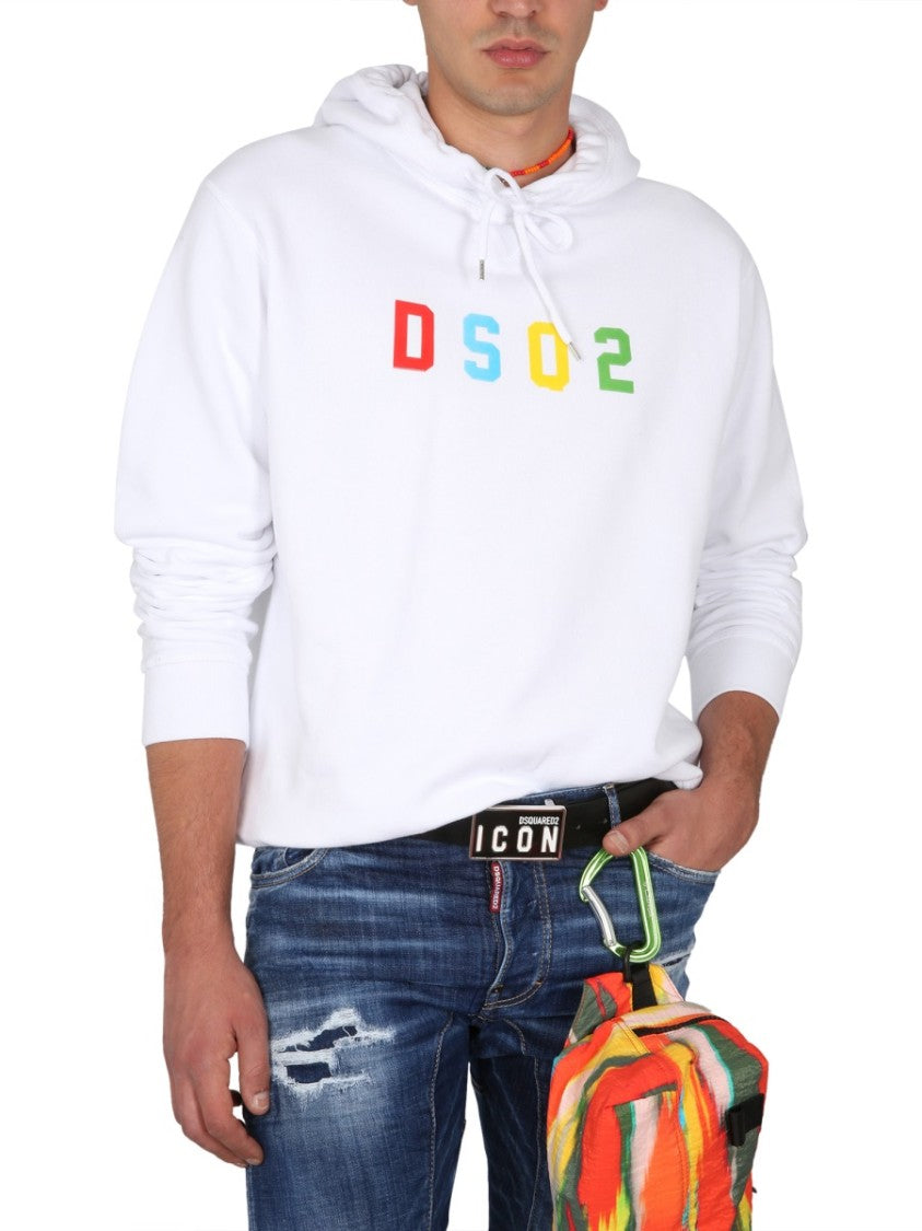 Dsquared2 Relaxed Fit Cotton Sweatshirt