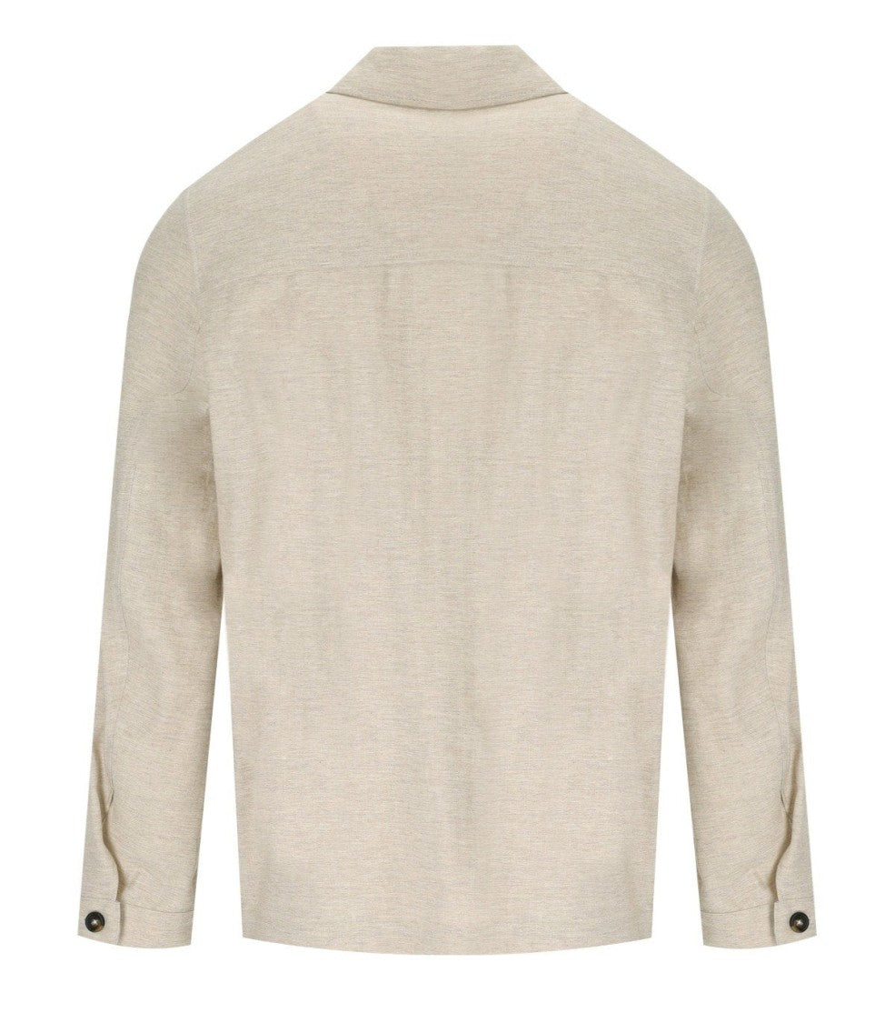 Manuel Ritz Beige Shirt-Style Jacket