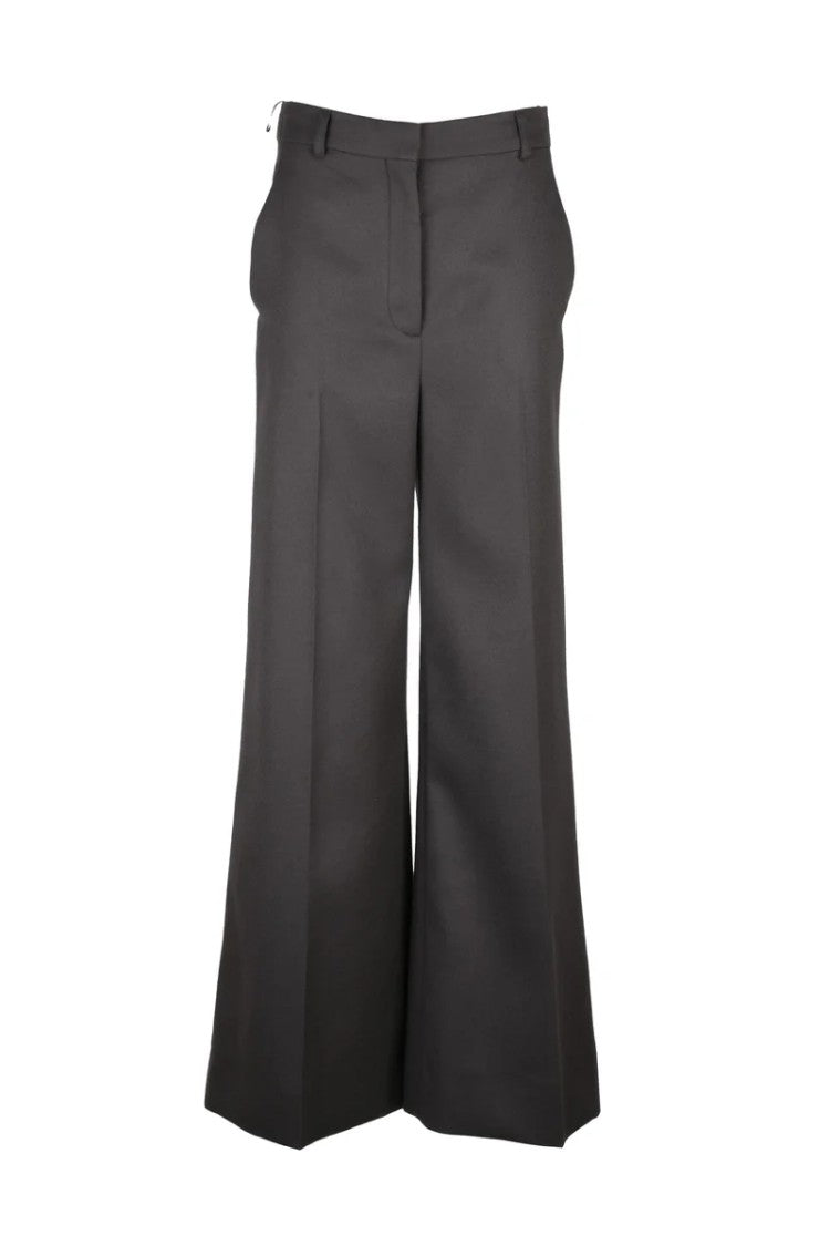 Stella Mccartney Women's Flannel Trousers - Grey
