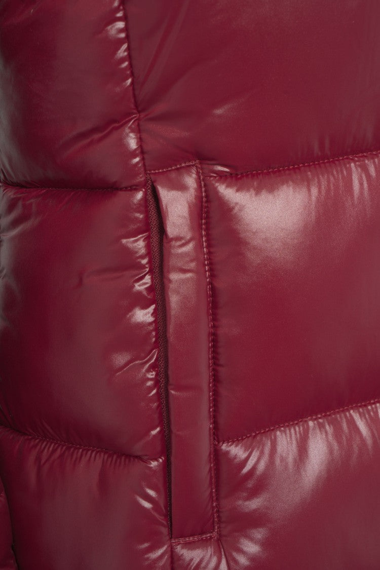 Save The Duck Knee-Length Puffer Jacket With Plumtech Insulation And Glossy Finish