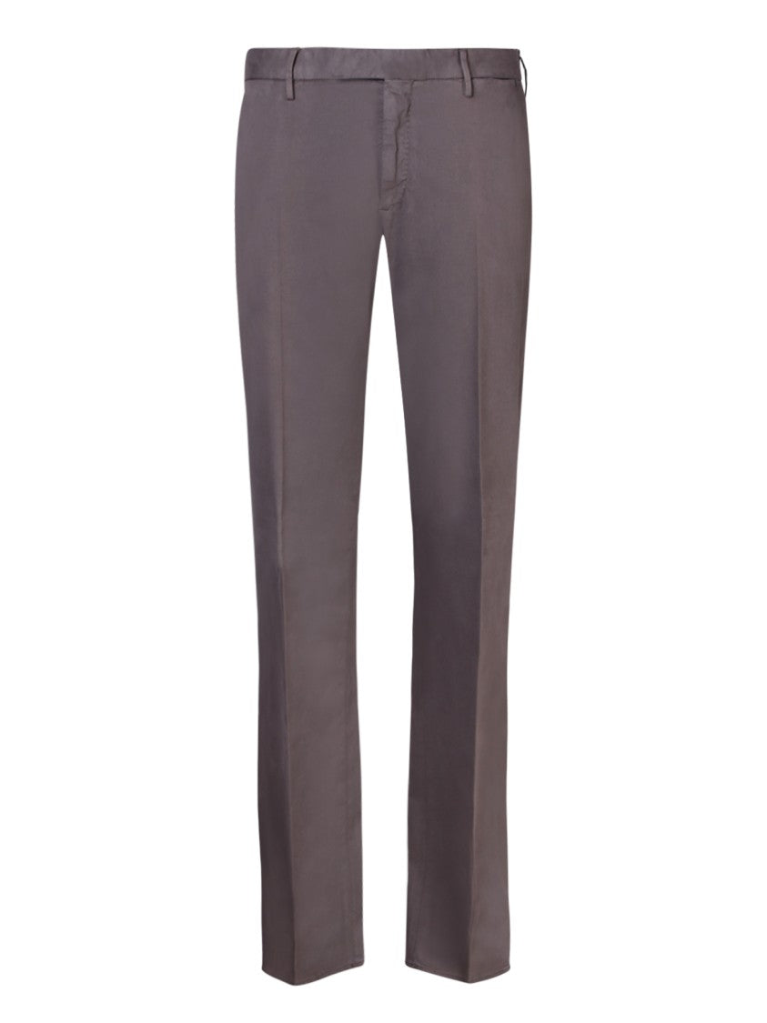 Dell'oglio Wool Trousers With Tailored Fit And Detailing