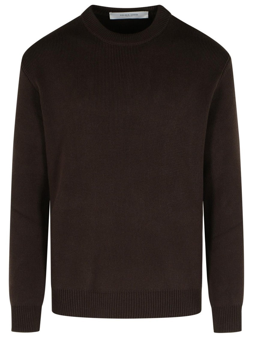 Golden Goose Brown Cotton Sweater