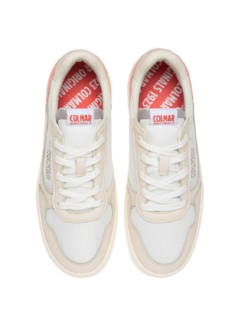 Colmar Originals Cream Sneakers With Ergonomic Insole