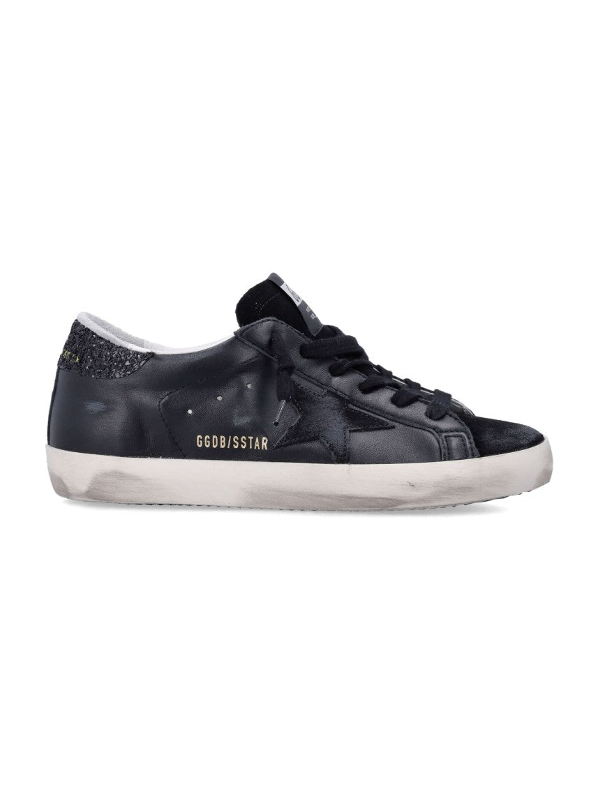 Golden Goose Leather And Suede Vintage Sneakers