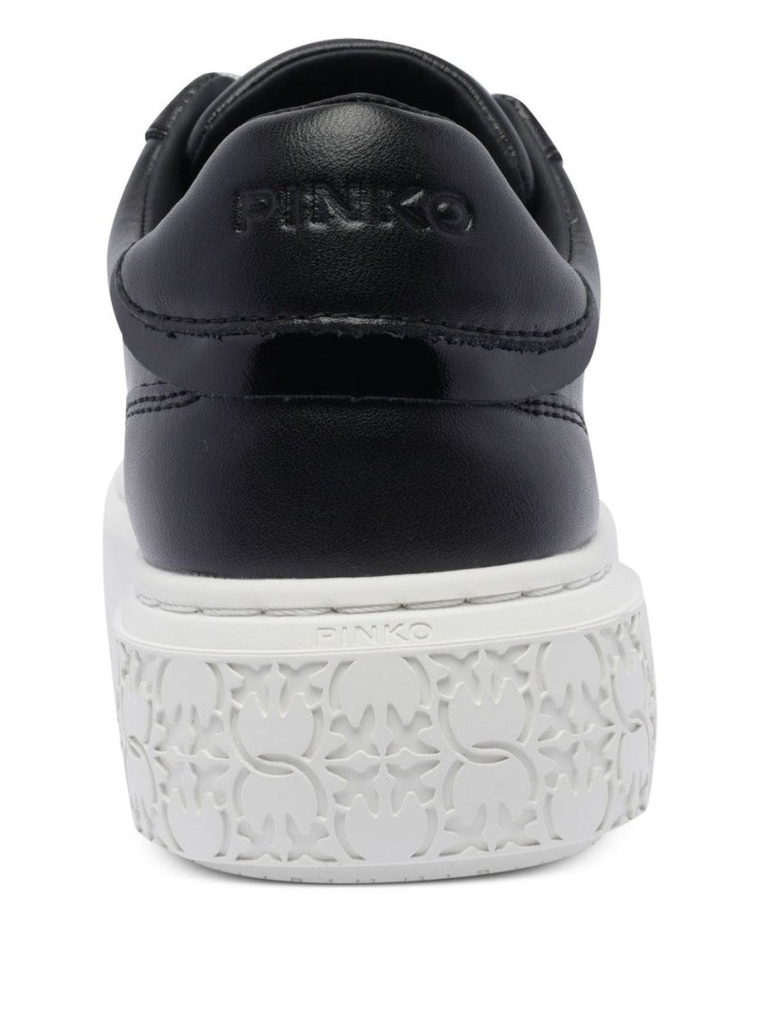 Pinko Platform Sneakers With Love Birds Logo